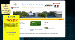 Desktop Screenshot of lycee-marxdormoy-creteil.fr